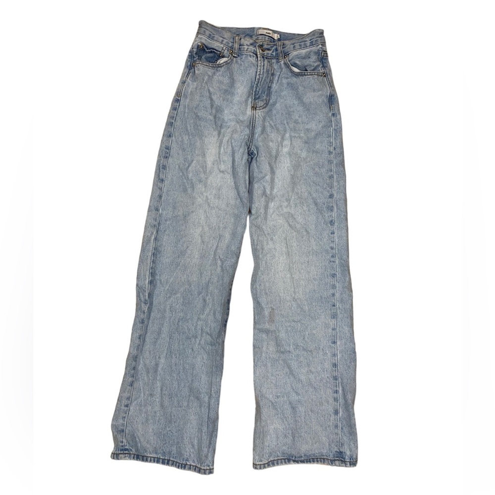 wide leg high waisted jeans